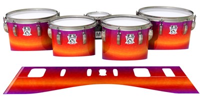 Ludwig Ultimate Series Tenor Drum Slips - Supernova (Red) (Purple)