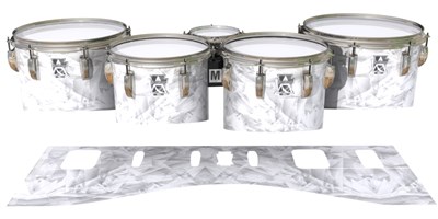 Ludwig Ultimate Series Tenor Drum Slips - White Cosmic Glass (Neutral)
