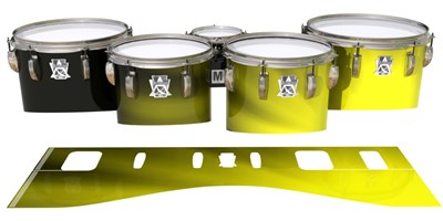 Ludwig Ultimate Series Tenor Drum Slips - Yellow Light Rays (Themed)