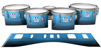 Ludwig Ultimate Series Tenor Drum Slips - Zircon Blue Stain (Blue)