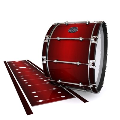 Mapex Quantum Bass Drum Slip - Apple Maple Fade (Red)