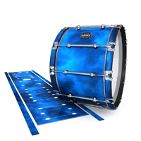 Mapex Quantum Bass Drum Slip - Blue Smokey Clouds (Themed)