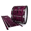 Mapex Quantum Bass Drum Slip - Chaos Brush Strokes Maroon and Black (Red)