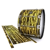 Mapex Quantum Bass Drum Slip - Chaos Brush Strokes Yellow and Black (Yellow)