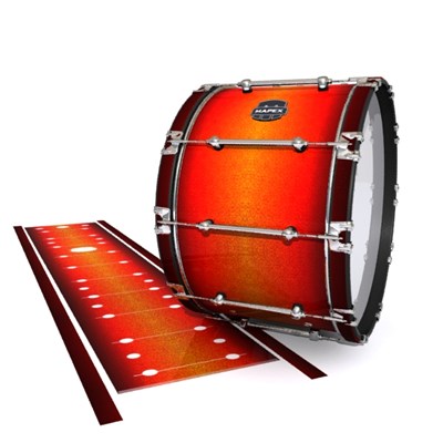 Mapex Quantum Bass Drum Slip - Coral Sunset (Orange)