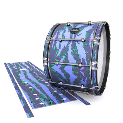 Mapex Quantum Bass Drum Slip - Electric Tiger Camouflage (Purple)