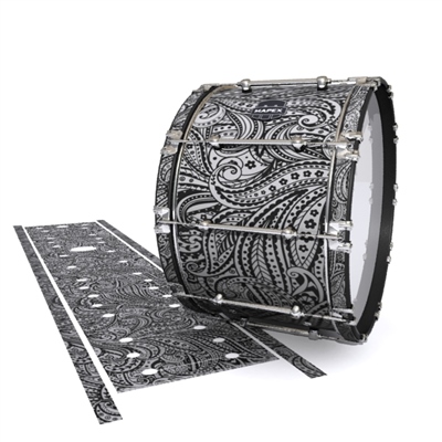 Mapex Quantum Bass Drum Slip - Grey Paisley (Themed)