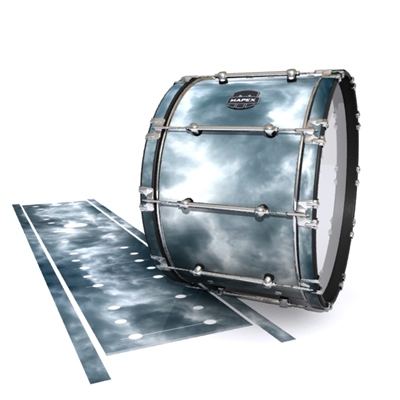 Mapex Quantum Bass Drum Slip - Grey Smokey Clouds (Themed)