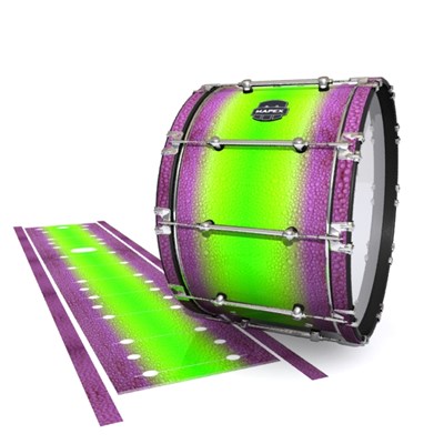 Mapex Quantum Bass Drum Slip - Joker Drop Fade (Purple) (Green)