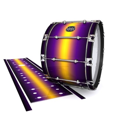 Mapex Quantum Bass Drum Slip - Light Barrier Fade (Purple) (Yellow)
