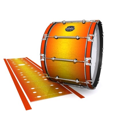 Mapex Quantum Bass Drum Slip - Madagascar Sunset (Yellow) (Orange)
