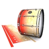 Mapex Quantum Bass Drum Slip - Maple Woodgrain Red Fade (Red)
