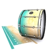 Mapex Quantum Bass Drum Slip - Maple Woodgrain Teal Fade (Blue) (Green)