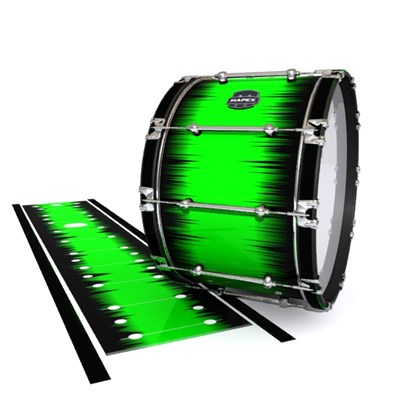 Mapex Quantum Bass Drum Slip - Nightbreak (Green)