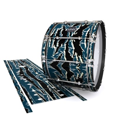 Mapex Quantum Bass Drum Slip - Nighthawk Tiger Camouflage (Blue)