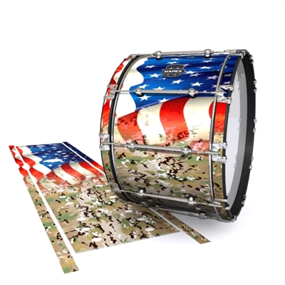 Mapex Quantum Bass Drum Slip - Patriotic Camo Fade