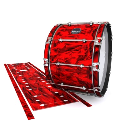 Mapex Quantum Bass Drum Slip - Red Cosmic Glass (Red)