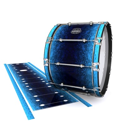 Mapex Quantum Bass Drum Slip - Rocky Sea (Blue)