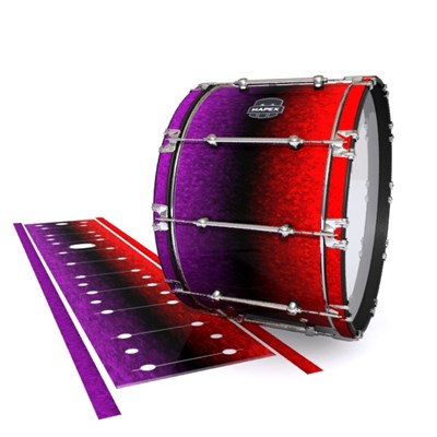 Mapex Quantum Bass Drum Slip - Rosso Galaxy Fade (Red) (Purple)