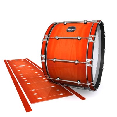 Mapex Quantum Bass Drum Slip - Scarlet Stain (Orange)