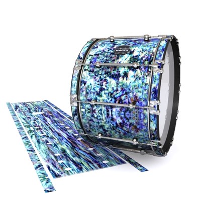 Mapex Quantum Bass Drum Slip - Seabed Abalone (Blue) (Aqua)