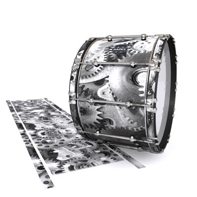Mapex Quantum Bass Drum Slip - Silver Gears(Themed)