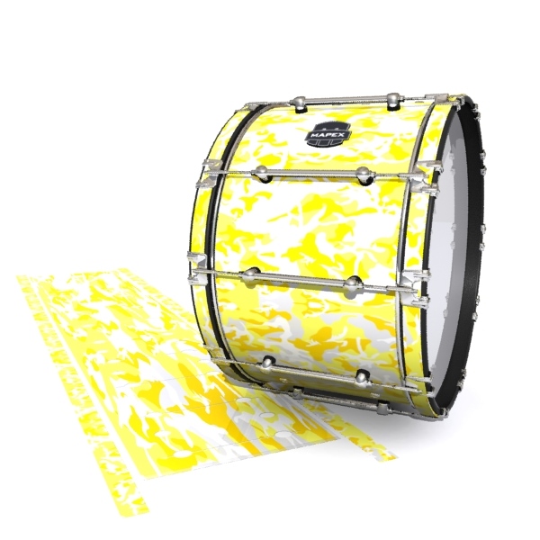 Mapex Quantum Bass Drum Slip - Solar Blizzard Traditional Camouflage (Yellow)
