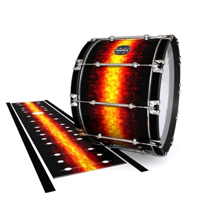 Mapex Quantum Bass Drum Slip - Sunrock (Orange)