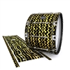 Mapex Quantum Bass Drum Slip - Wave Brush Strokes Yellow and Black (Yellow)