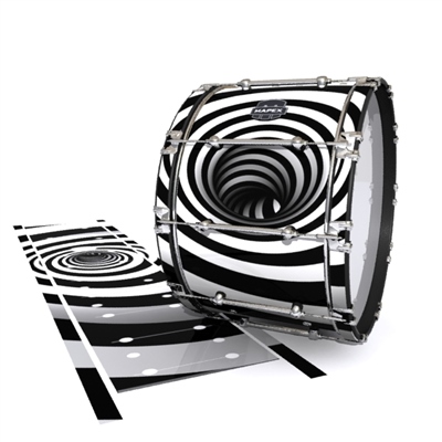 Mapex Quantum Bass Drum Slip - White Vortex Illusion (Themed)