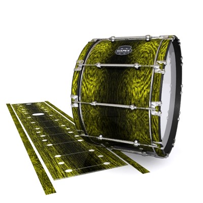 Mapex Quantum Bass Drum Slip - Yellow Jacket Rosewood (Yellow)