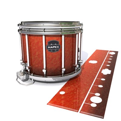 Mapex Quantum Snare Drum Slip - Autumn Fade (Orange)