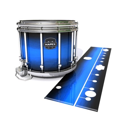 Mapex Quantum Snare Drum Slip - Azure Stain Fade (Blue)