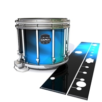 Mapex Quantum Snare Drum Slip - Blue Light Rays (Themed)
