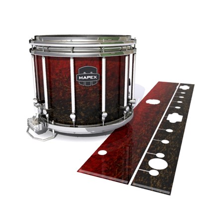 Mapex Quantum Snare Drum Slip - Burgundy Rock (Red)