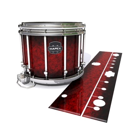 Mapex Quantum Snare Drum Slip - Burning Embers (red)