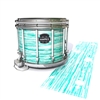 Mapex Quantum Snare Drum Slip - Chaos Brush Strokes Aqua and White (Green) (Blue)