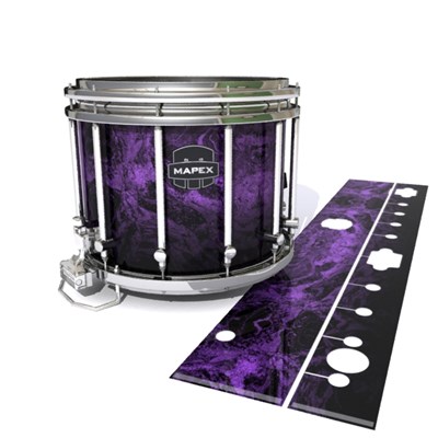 Mapex Quantum Snare Drum Slip - Coast GEO Marble Fade (Purple)