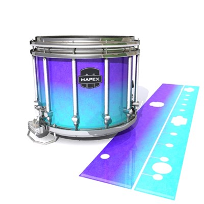 Mapex Quantum Snare Drum Slip - Dejavu (Blue)