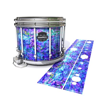 Mapex Quantum Snare Drum Slip - Electro Blue Plasma (Blue) (Purple)