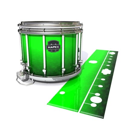 Mapex Quantum Snare Drum Slip - Green Grain Fade (Green)
