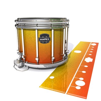 Mapex Quantum Snare Drum Slip - Madagascar Sunset (Yellow) (Orange)