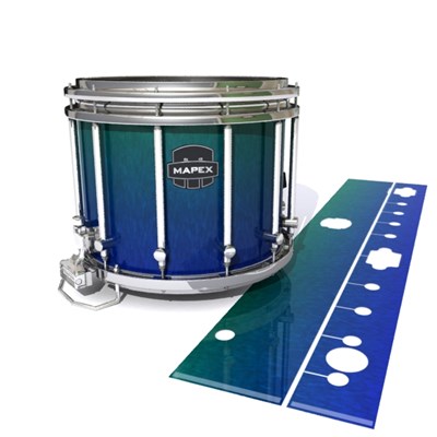 Mapex Quantum Snare Drum Slip - Mariana Abyss (Blue) (Green)