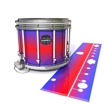 Mapex Quantum Snare Drum Slip - Orion Fade (Blue) (Red)