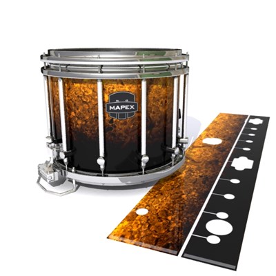 Mapex Quantum Snare Drum Slip - Pangaea Fade (Orange)