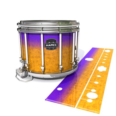 Mapex Quantum Snare Drum Slip - Purple Canyon Rain (Orange) (Purple)