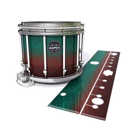 Mapex Quantum Snare Drum Slip - Red River Fade (Red) (Aqua)