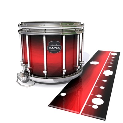 Mapex Quantum Snare Drum Slip - Rose Stain Fade (Red)