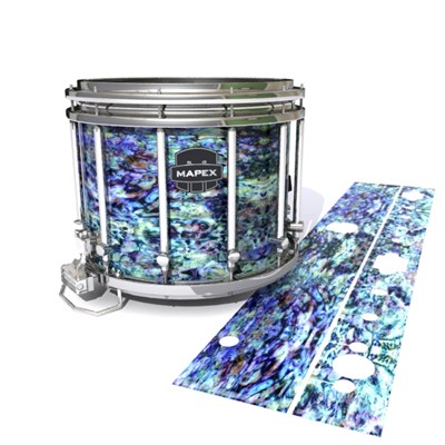 Mapex Quantum Snare Drum Slip - Seabed Abalone (Blue) (Aqua)