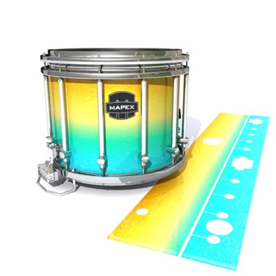 Mapex Quantum Snare Drum Slip - Set Sail (Aqua) (Yellow)